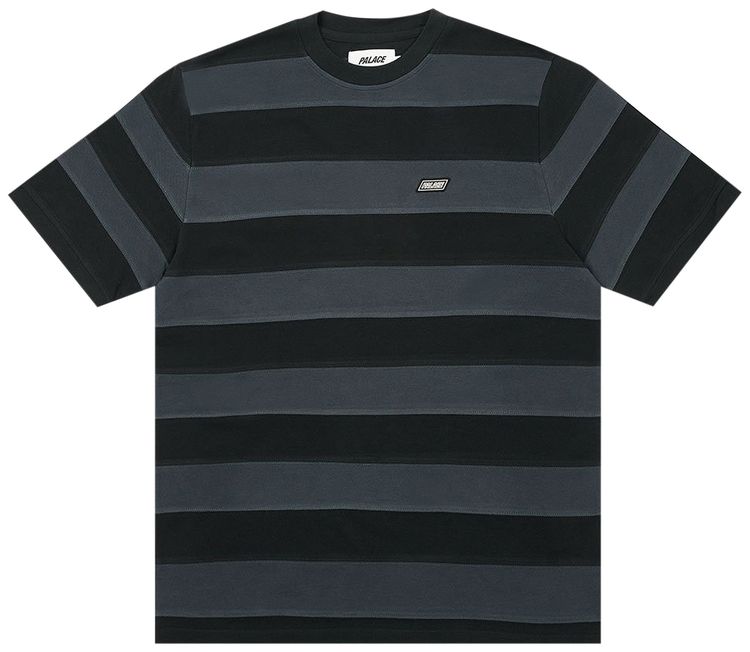 Palace Dat Stripe T Shirt Black