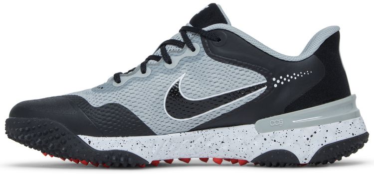 Alpha Huarache Elite 3 Turf Light Smoke Grey Black