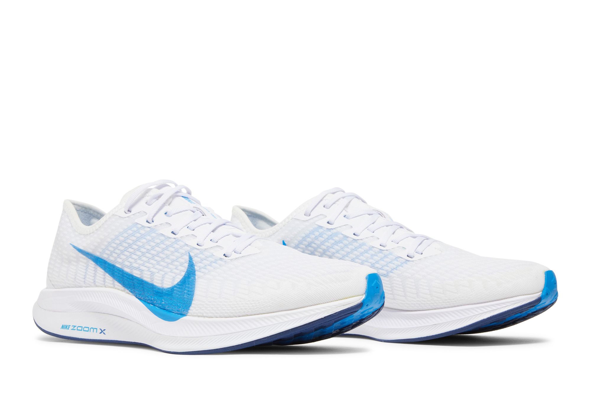 Size 11.0 Zoom Pegasus Turbo 2 White Photo Blue