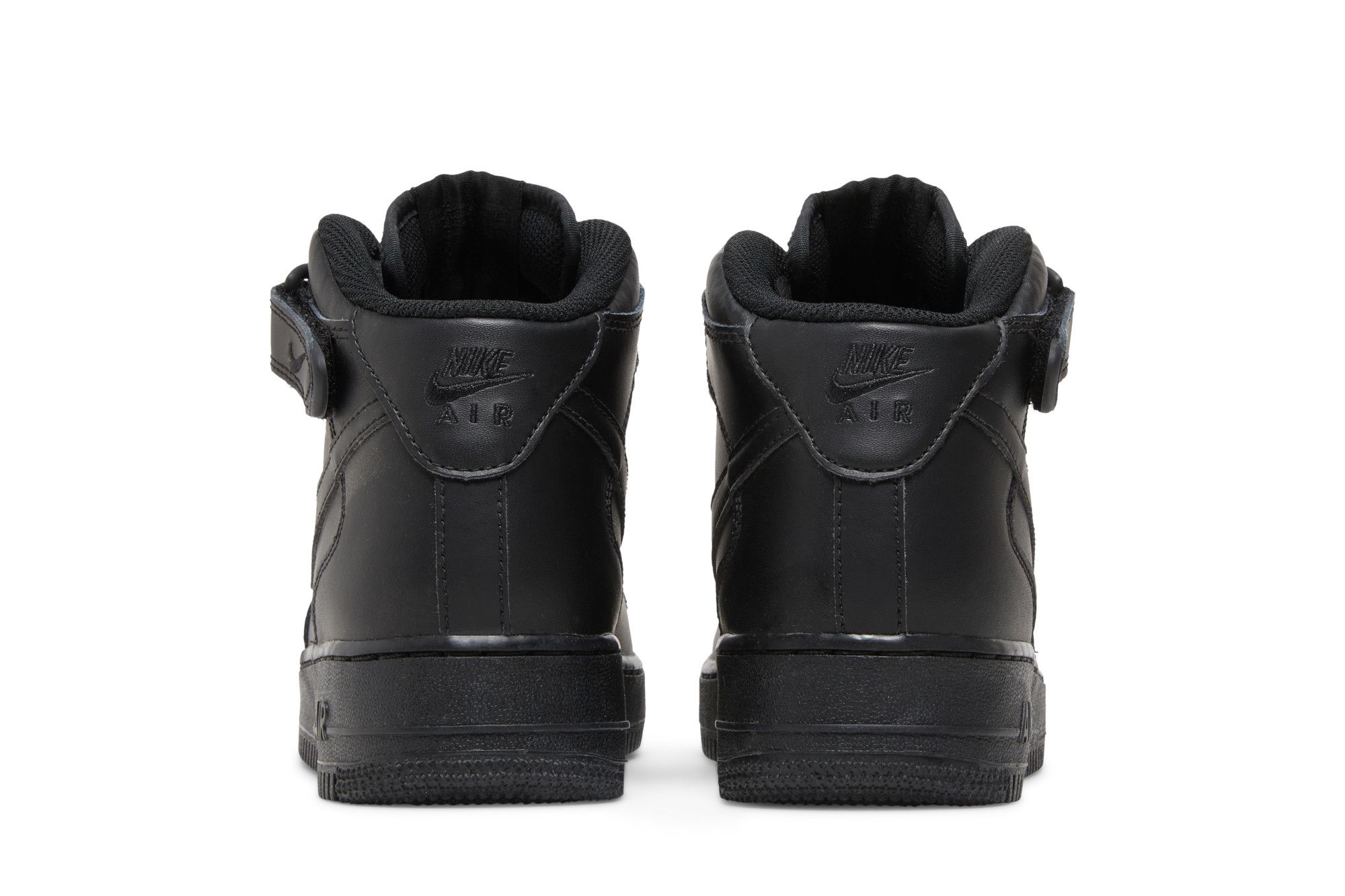 mid top air force ones black