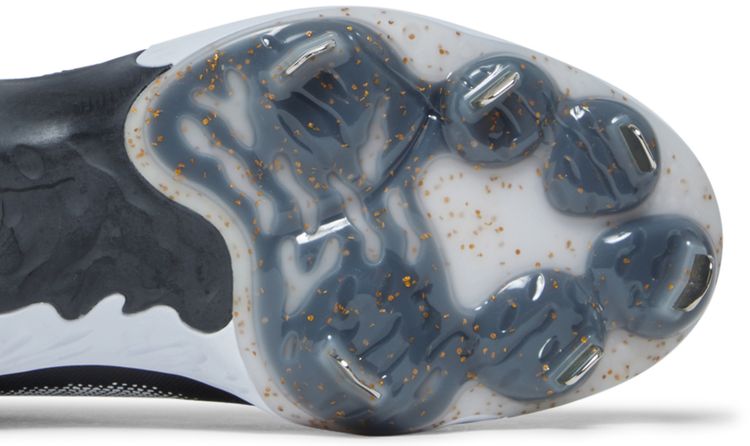 Nike Alpha Huarache Elite 3 Mid Black Metallic Gold