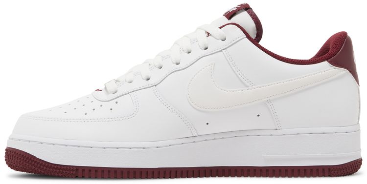Nike Air Force 1 07 White Dark Beetroot