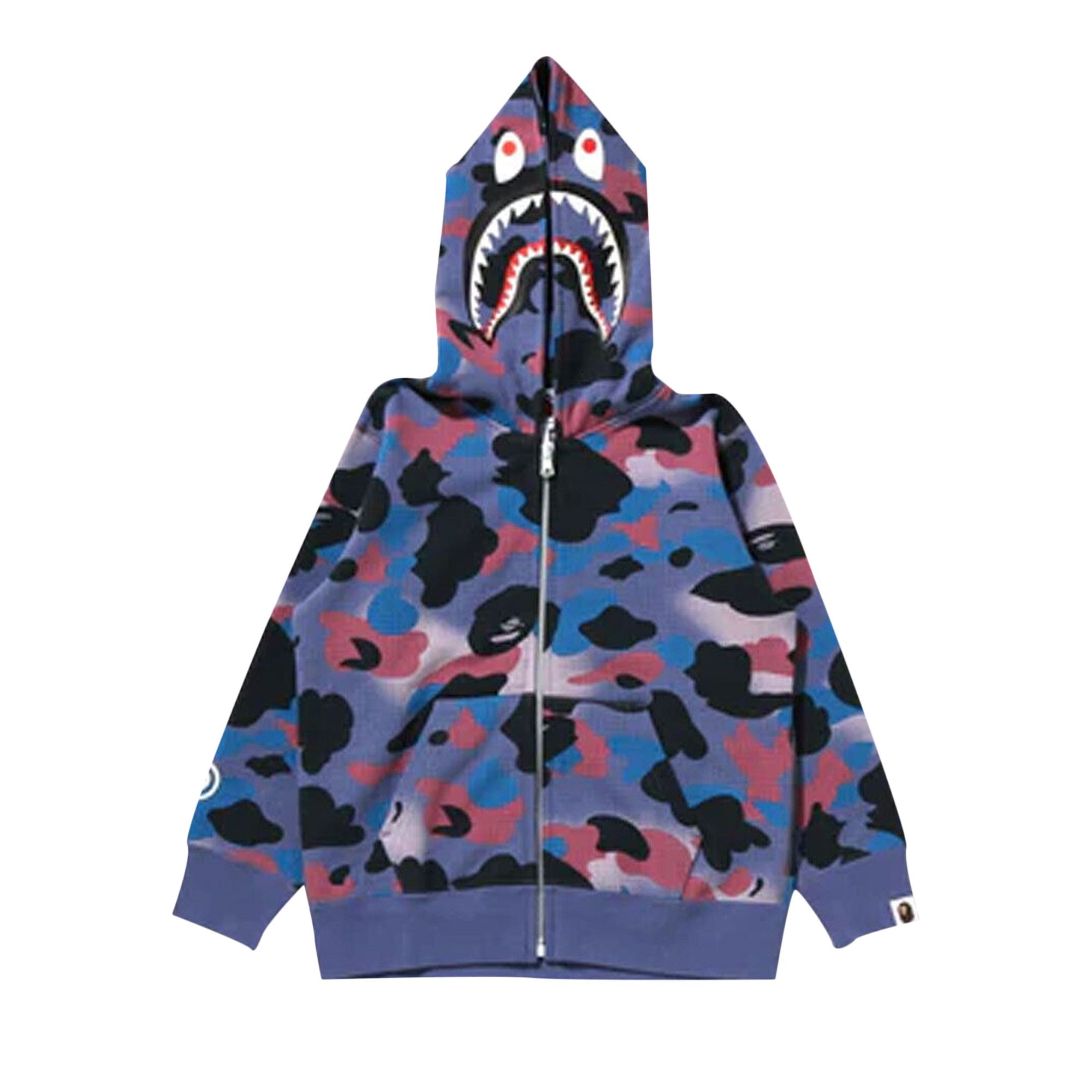 Purple blue bape hoodie new arrivals