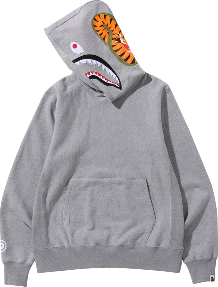 BAPE Shark Pullover Hoodie 'Grey'