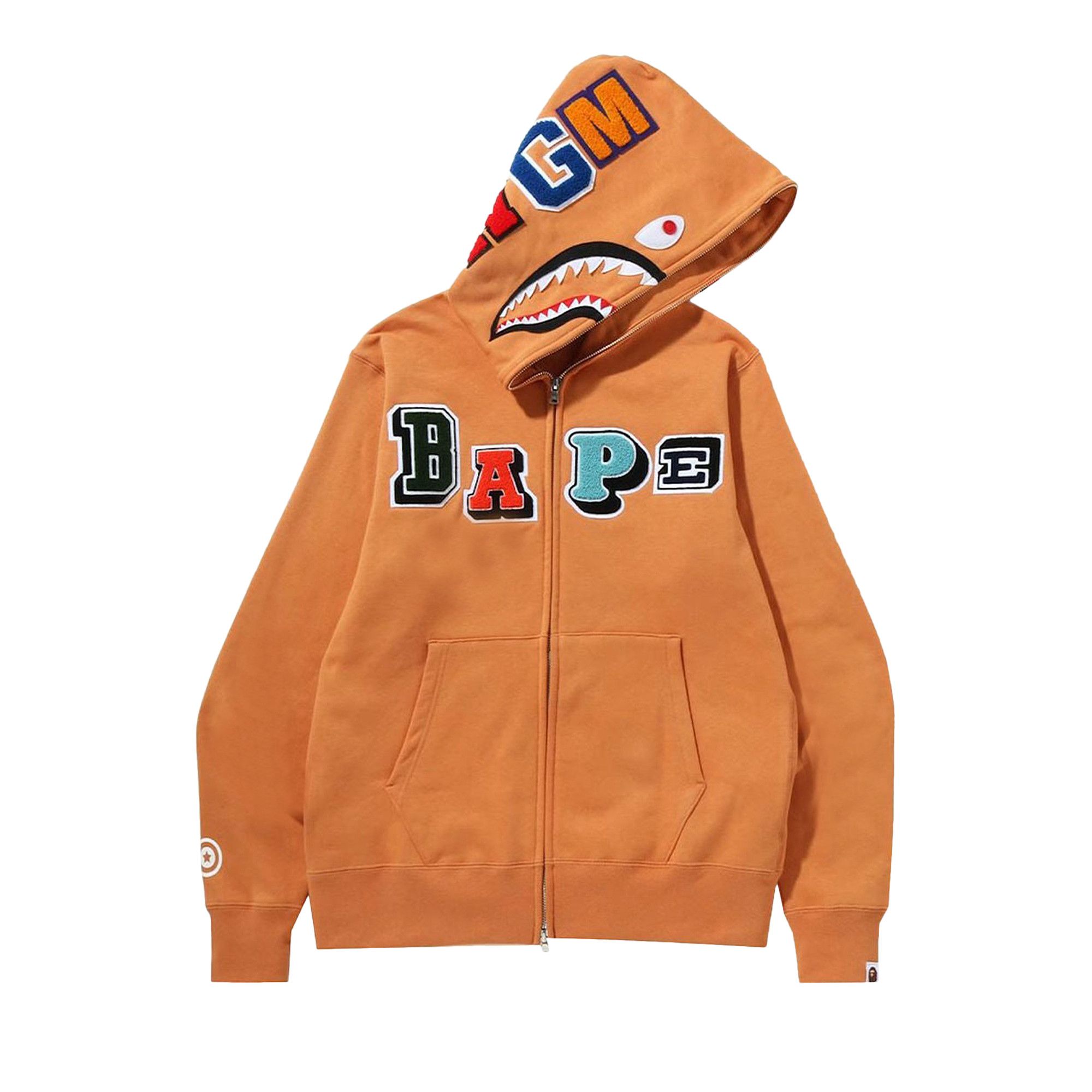 Bape orange jacket store