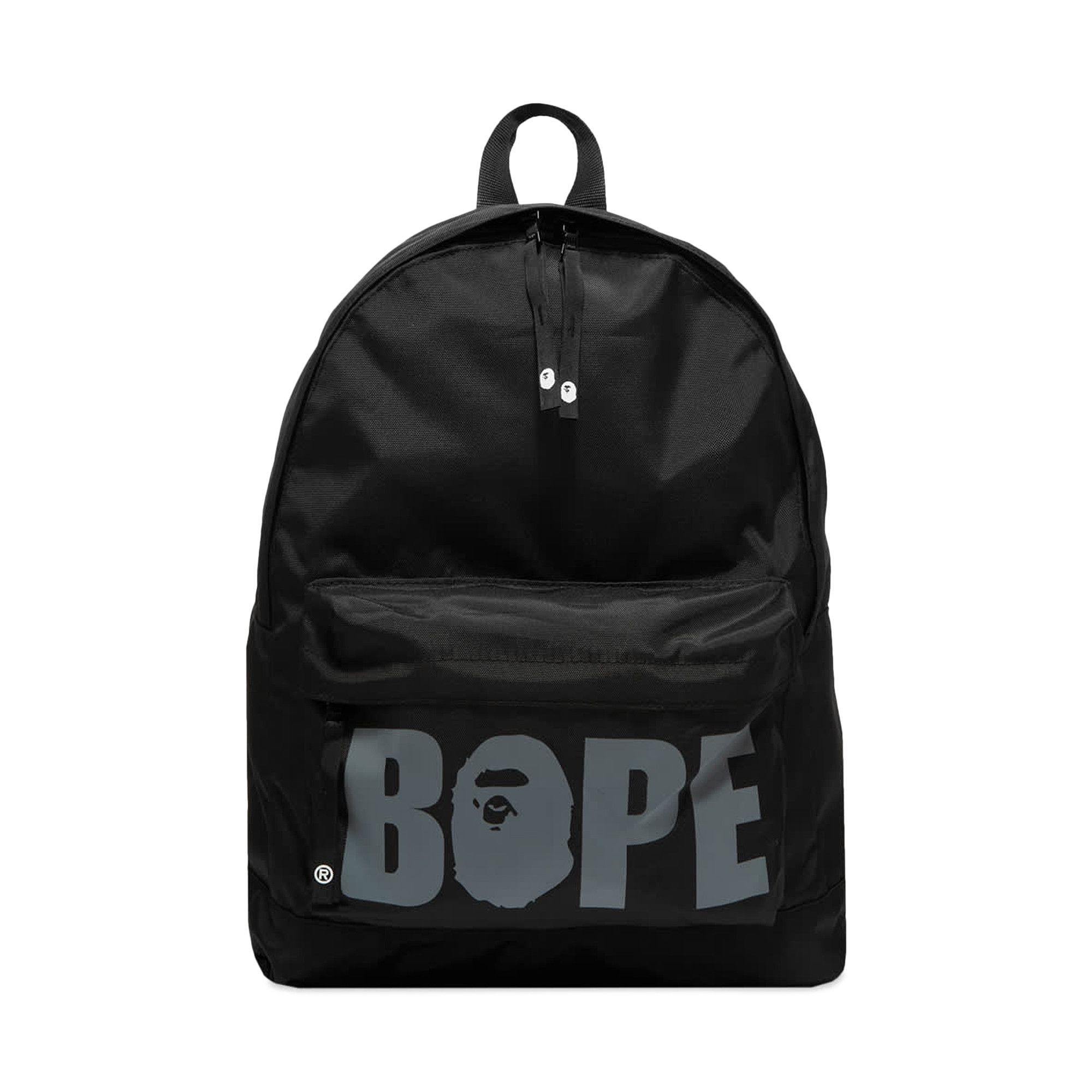 Bape black backpack cheap