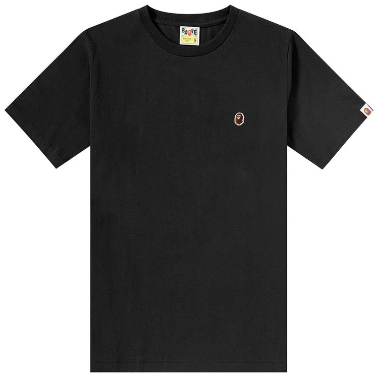 BAPE Ape Head One Point Tee Black