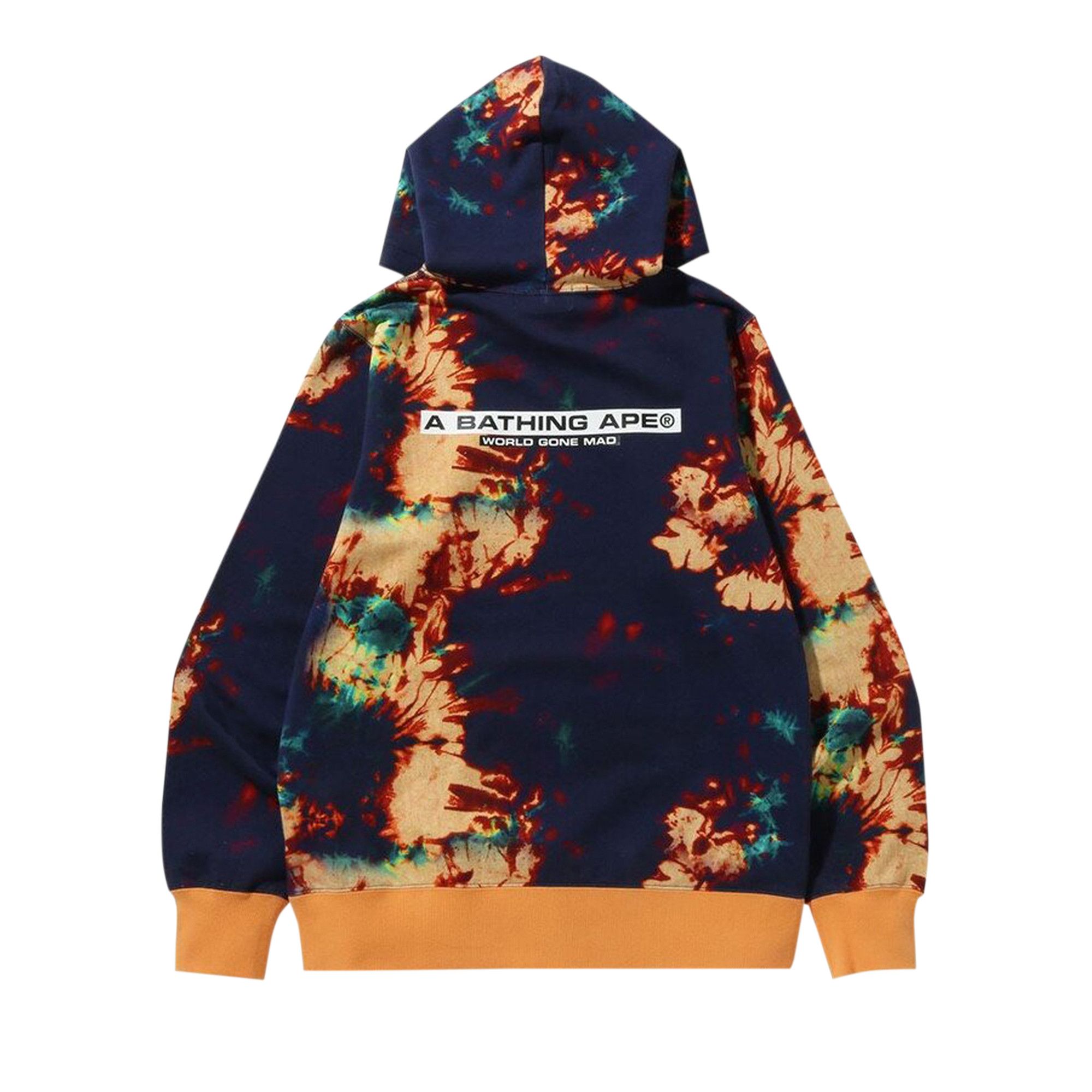 Buy BAPE Tie Dye Pullover Hoodie Navy 1I30 114 008 NAVY GOAT