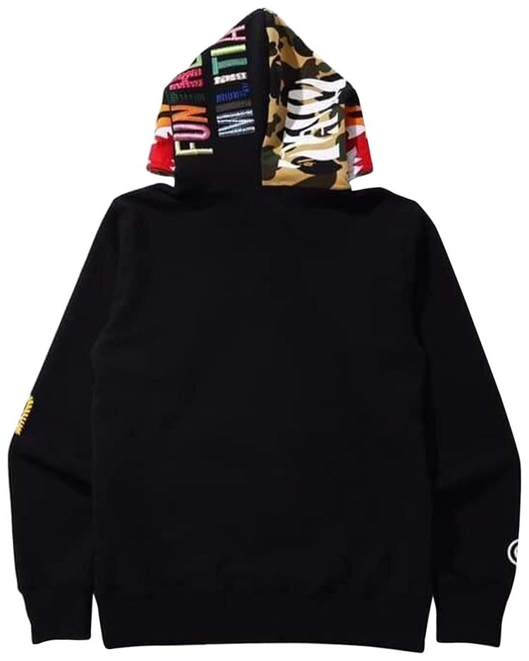 BAPE Tiger Full Zip Hoodie Black