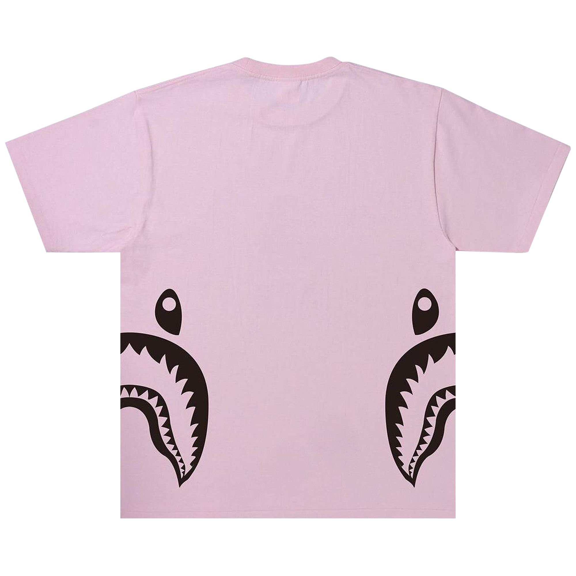 Buy BAPE Bicolor Side Shark Tee 'Pink' - 1I30 110 027 PINK