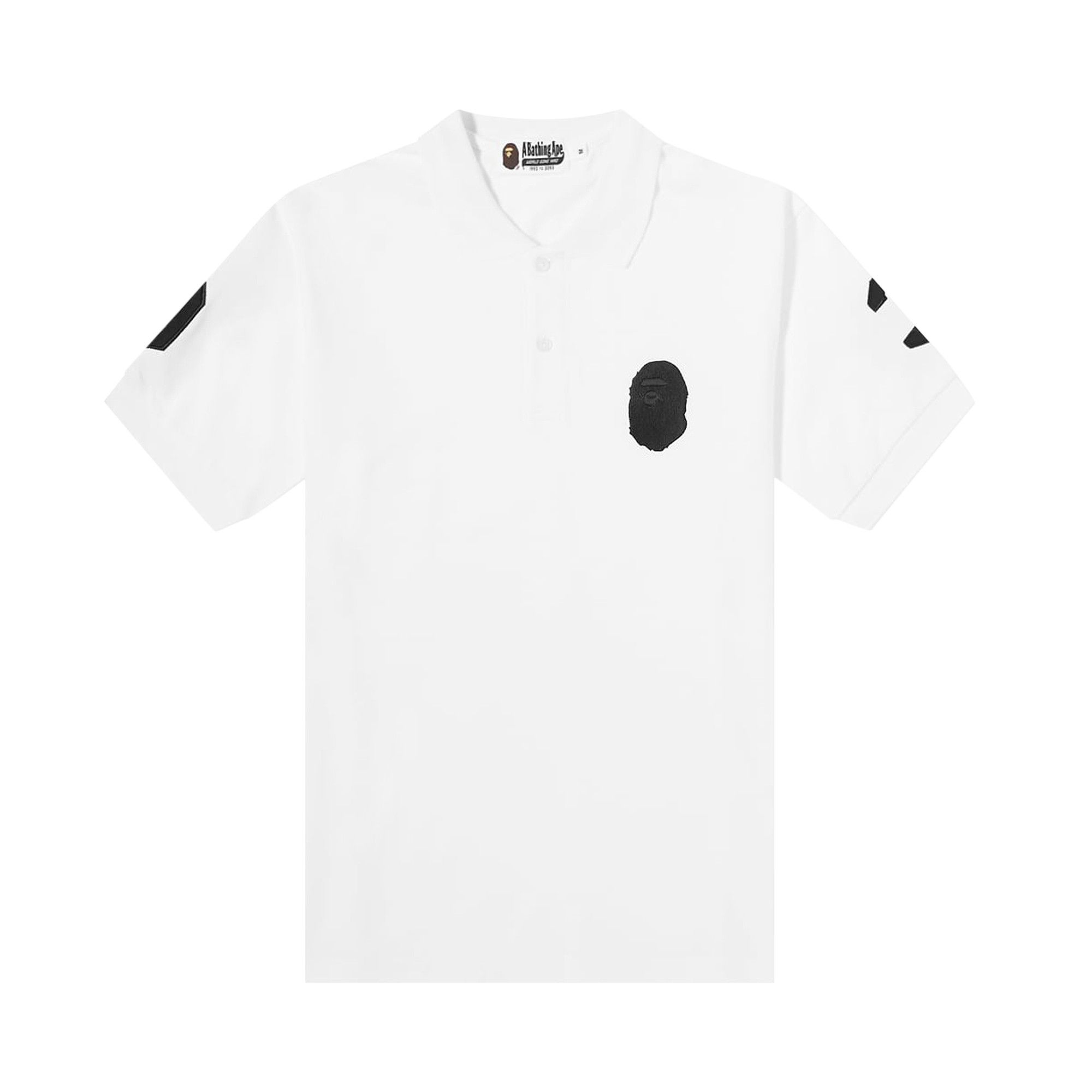 Buy BAPE Large Ape Head Polo 'White' - 1I30 112 007 WHITE | GOAT