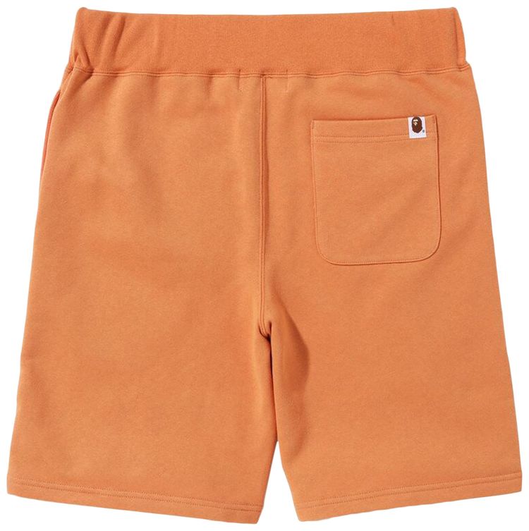 BAPE Multi Fonts Sweatshorts Orange