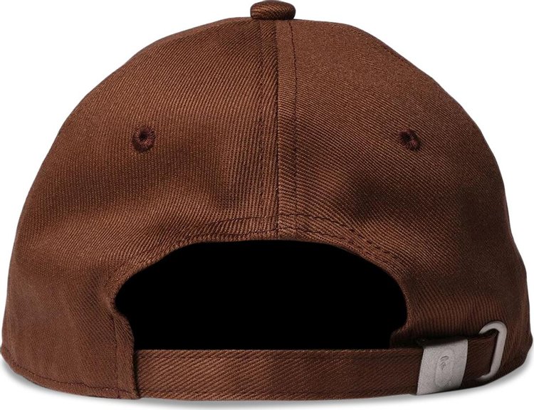 BAPE Multi Fonts Patch Panel Cap Brown