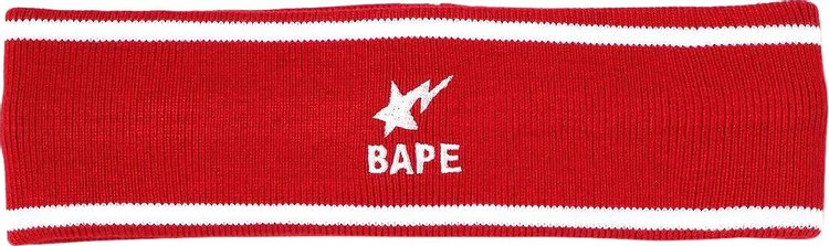 BAPE Bapesta Headband 'Red'