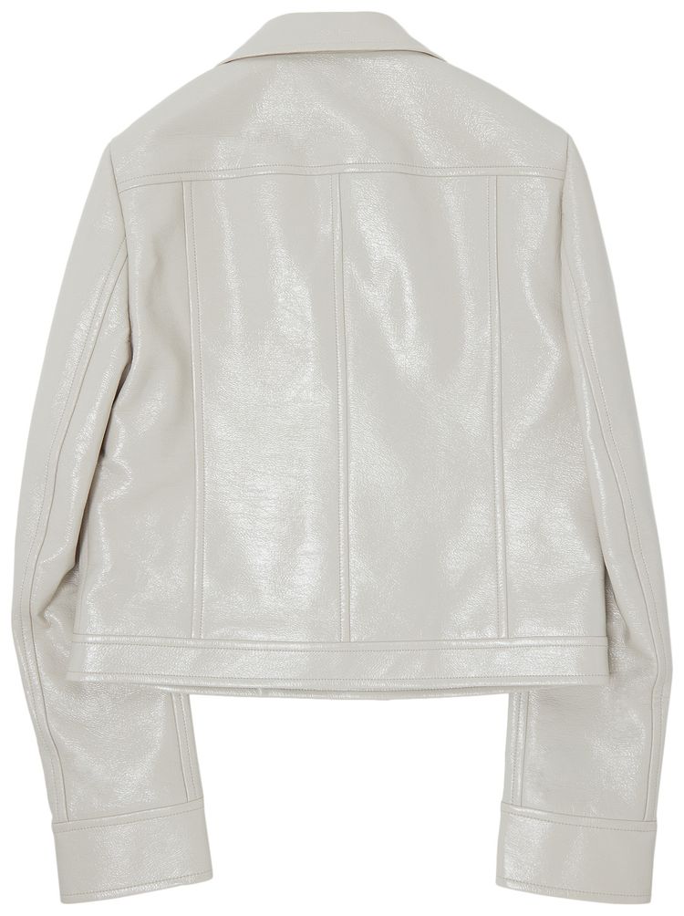 Courreges Vinyl Jacket Mastic Grey