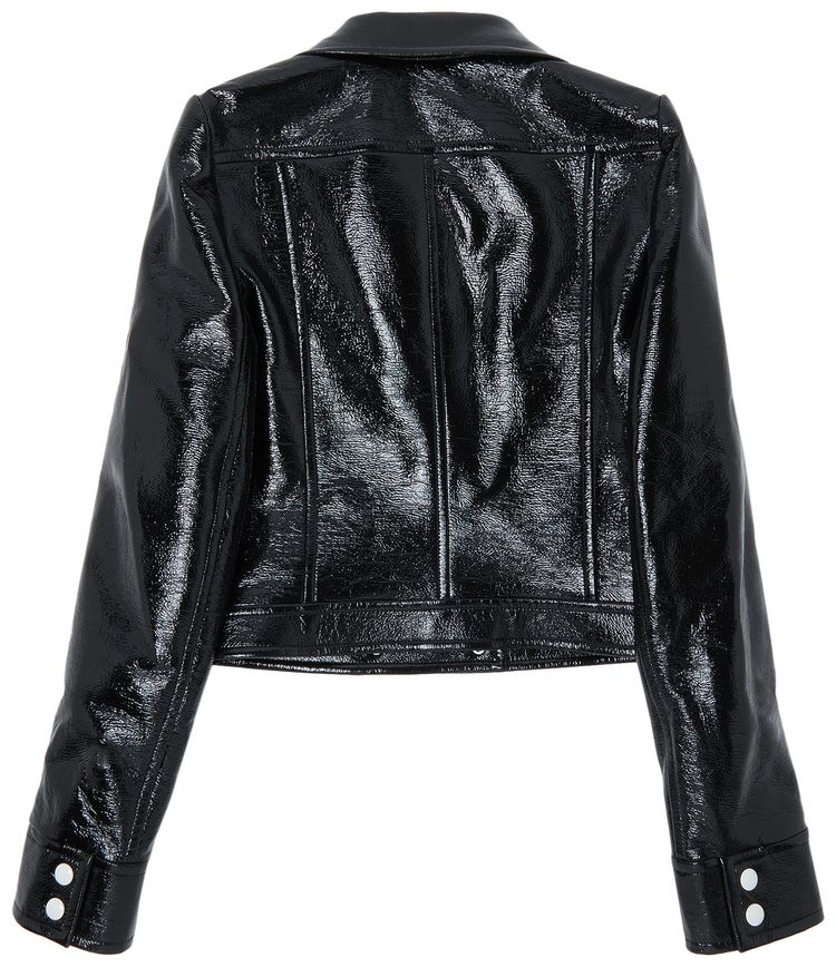 Courreges Vinyl Jacket Black