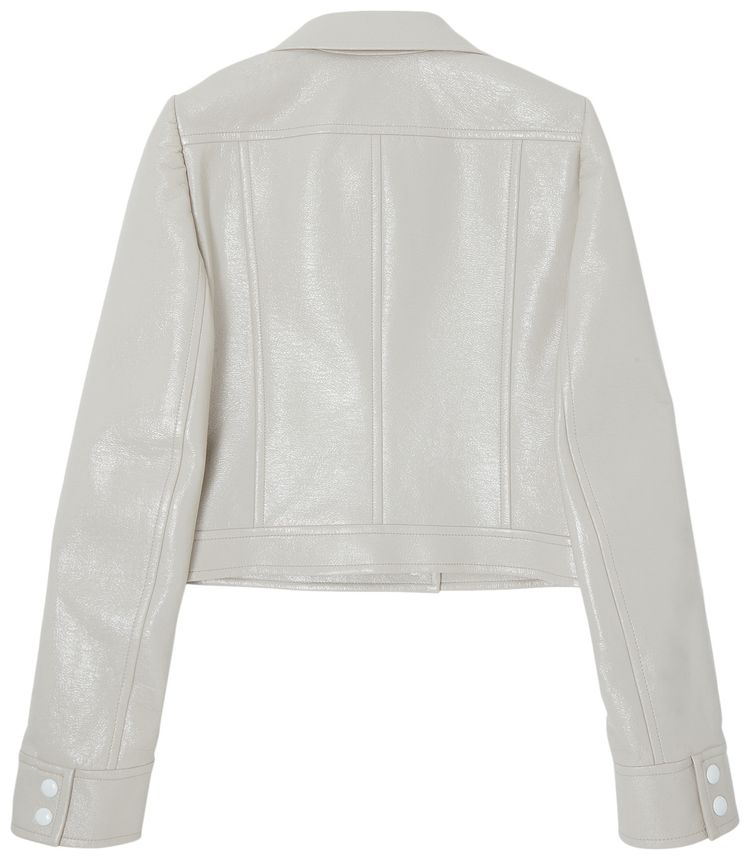Courreges Vinyl Jacket Mastic Grey