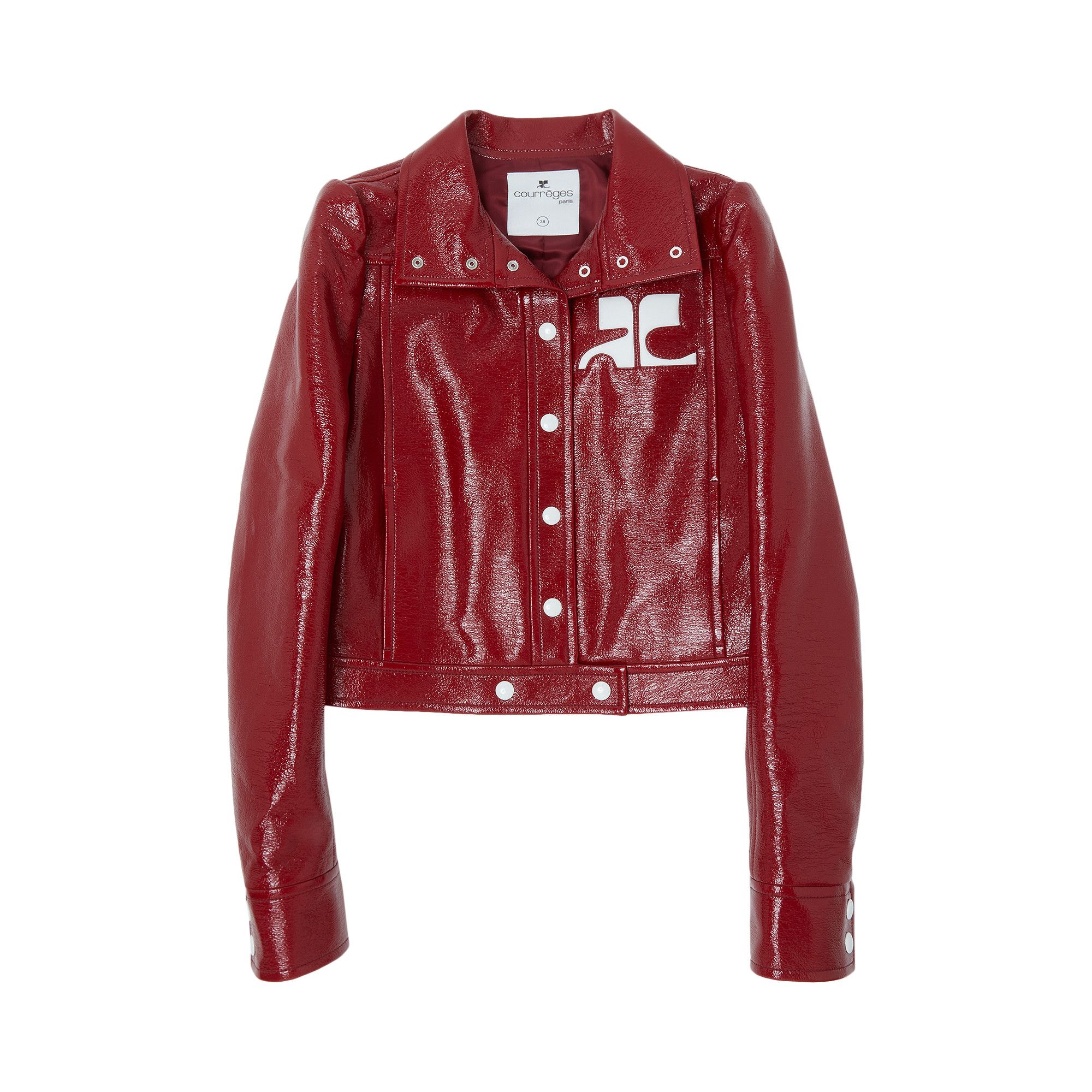Courr ges Vinyl Jacket Red
