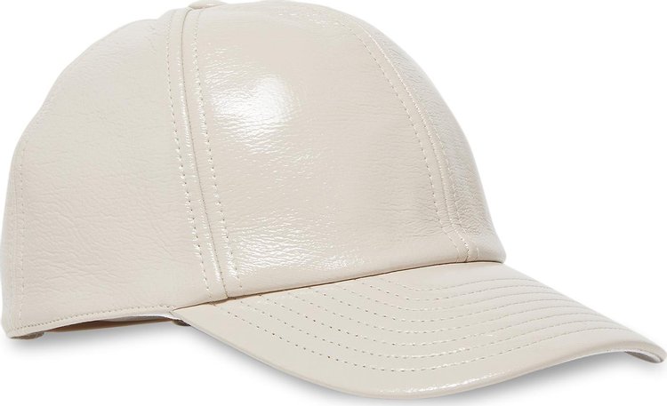 Courreges Signature Vinyl Cap Mastic Grey