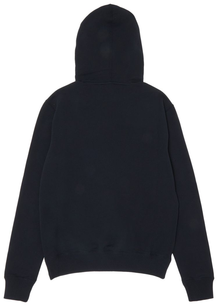 Lanvin Curb Long Fleece Eusebio Hoodie Black