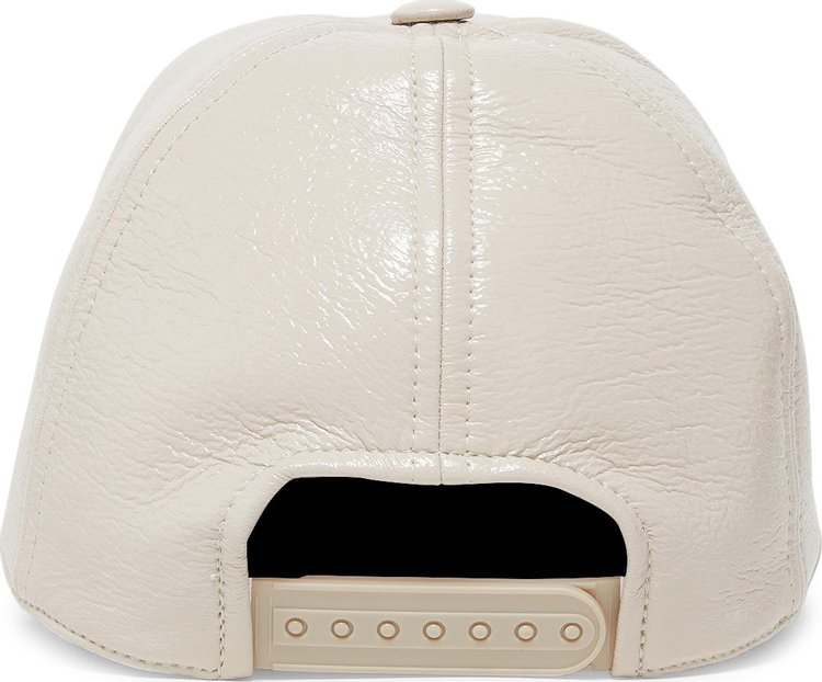 Courreges Signature Vinyl Cap Mastic Grey