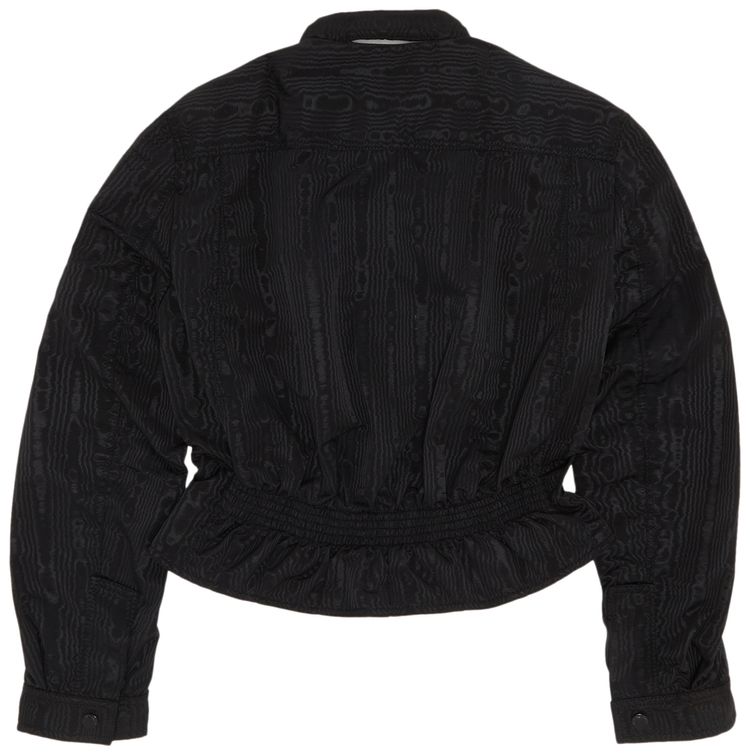 Marine Serre Racing Moire Jacket Black