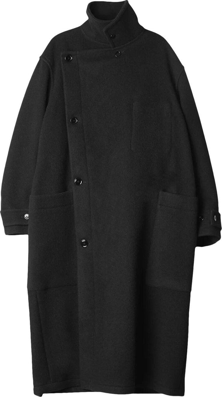 Lemaire Wrap Coat 'Black'