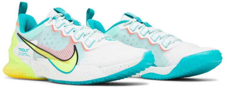 Nike Force Zoom Trout LTD TF White Aurora Green Volt