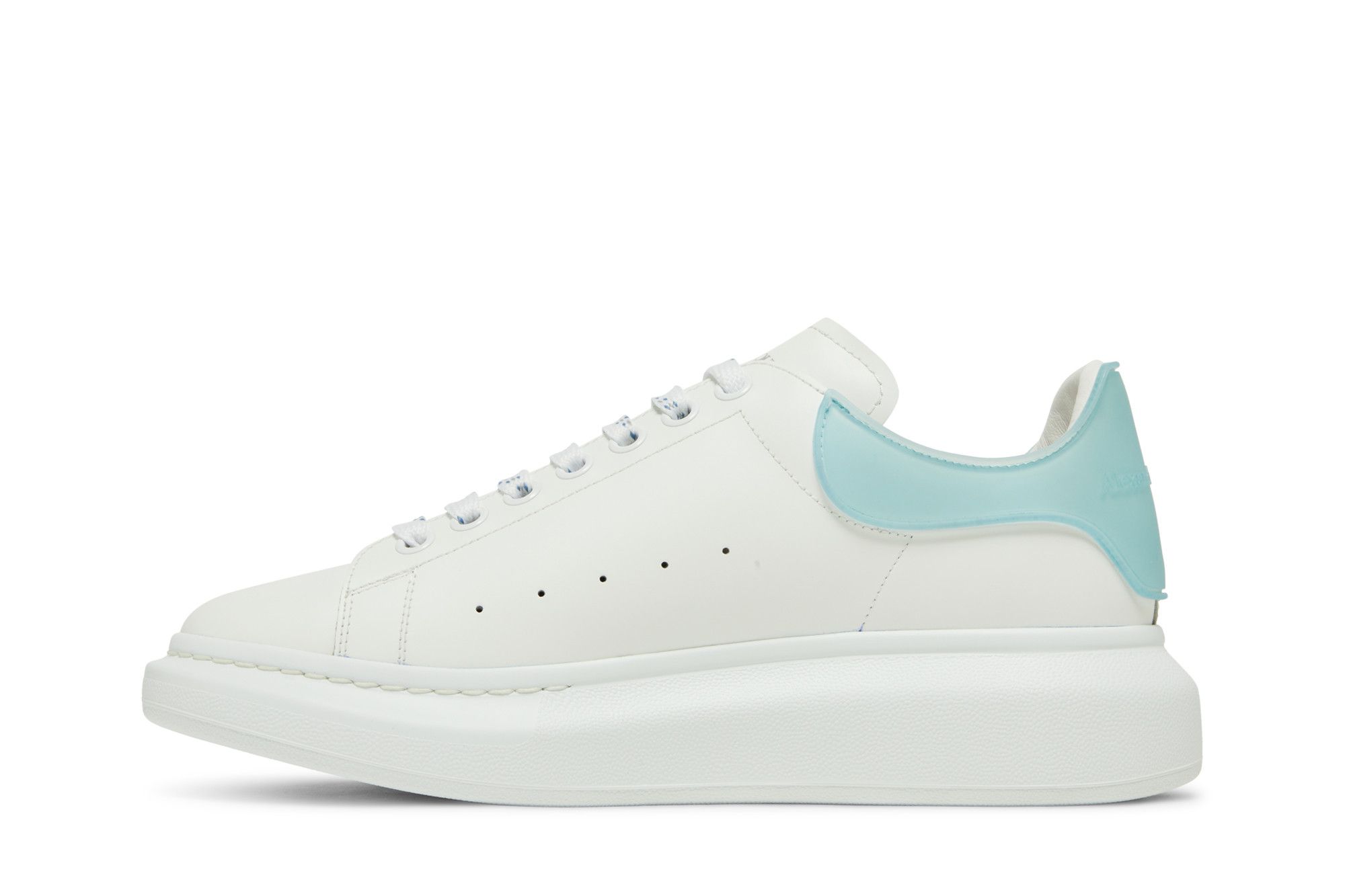 Buy Alexander McQueen Oversized Sneaker 'White Blue' - 625156