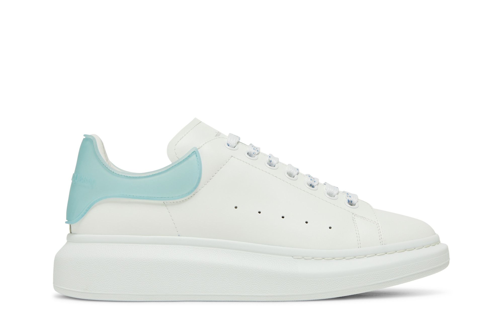 Buy Alexander McQueen Oversized Sneaker White Blue 625156 WHXMT 9729 GOAT UK