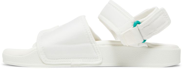 Adidas Adilette Sandal 40 White Scarlet True Orange
