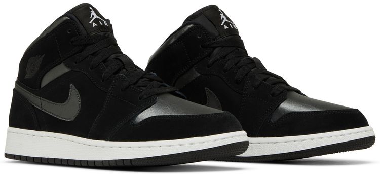 Air Jordan 1 Mid SE GS Black Anthracite