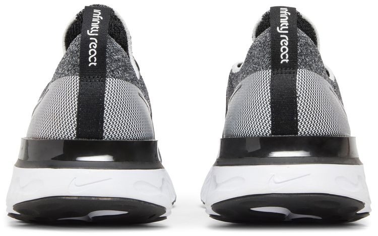 Nike Wmns React Infinity Run Flyknit Black White