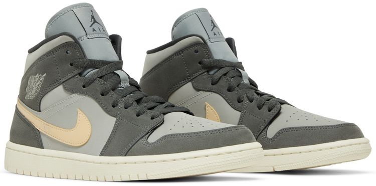 Wmns Air Jordan 1 Mid Iron Grey Onyx