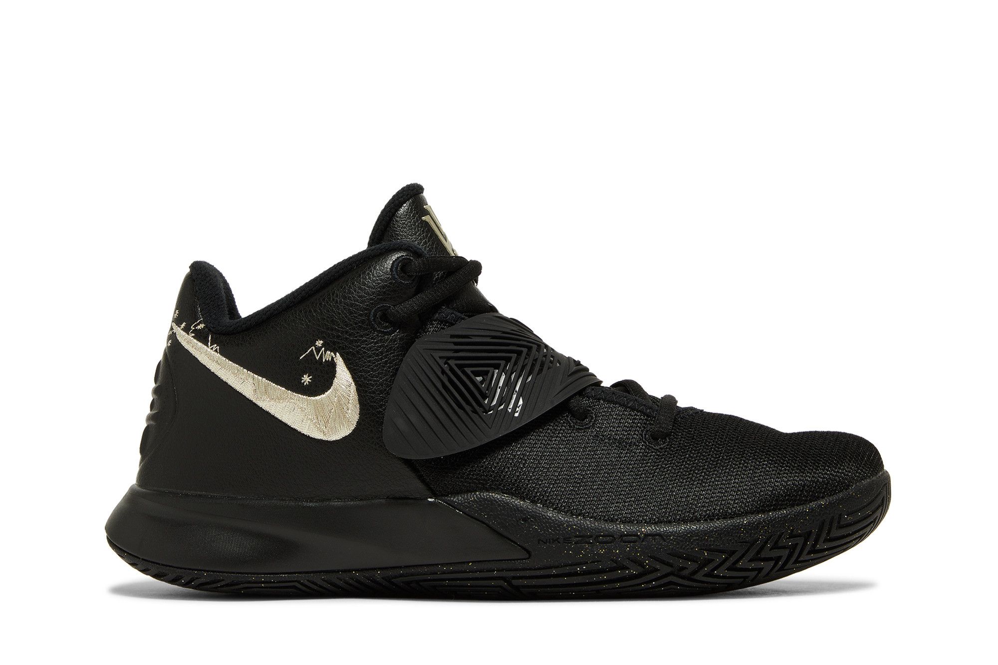 Kyrie Flytrap 3 Black Metallic Gold