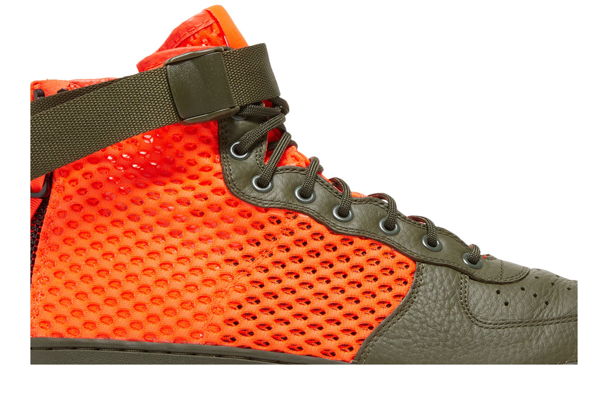 Buy SF Air Force 1 Mid QS Cargo Khaki Crimson AA7345 300 GOAT UK