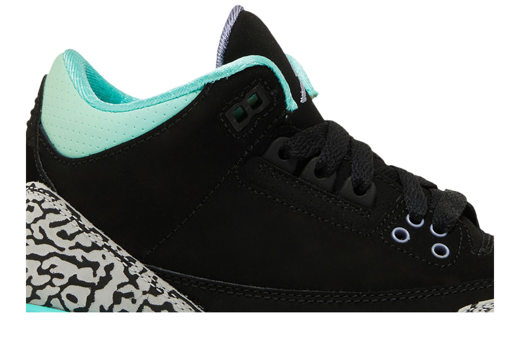 Size 3.5 Air Jordan 3 Retro GG Black Mint