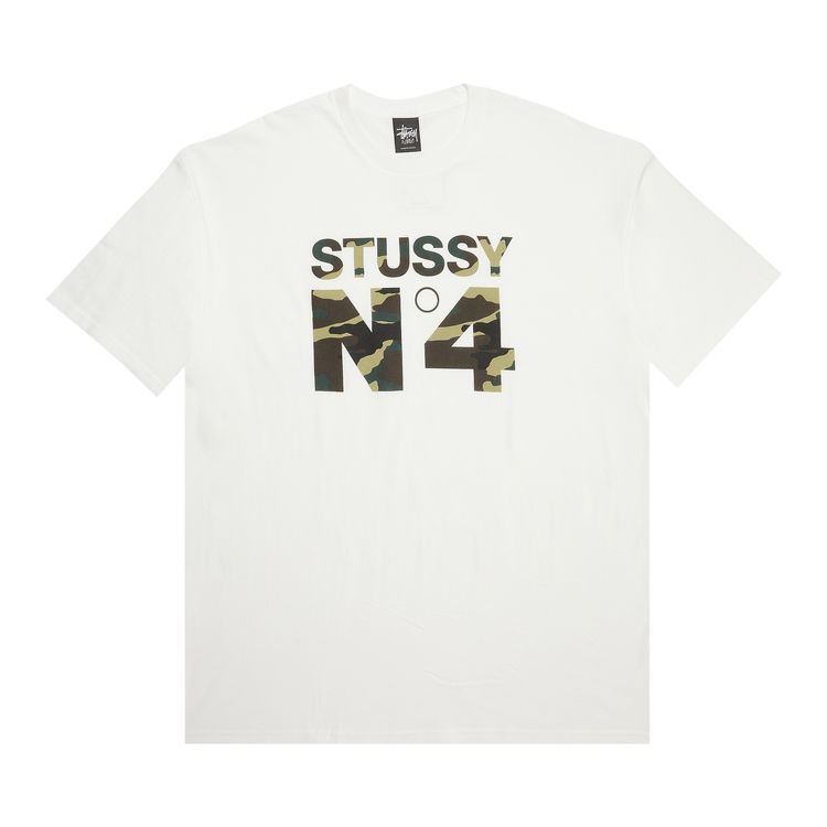 Stussy Camo No4 Tee White