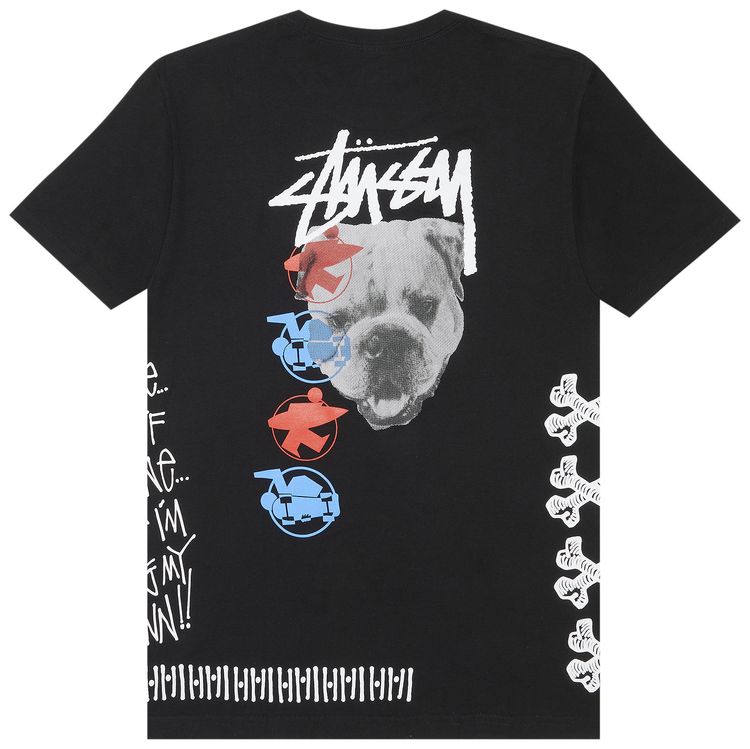 Stussy Livin XL Dog Tee Black