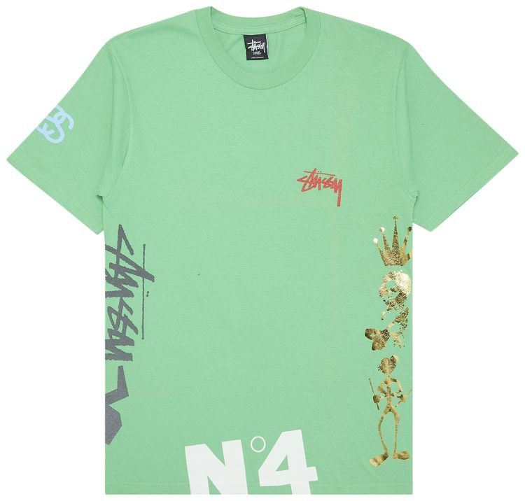 Stussy Script Tee Green