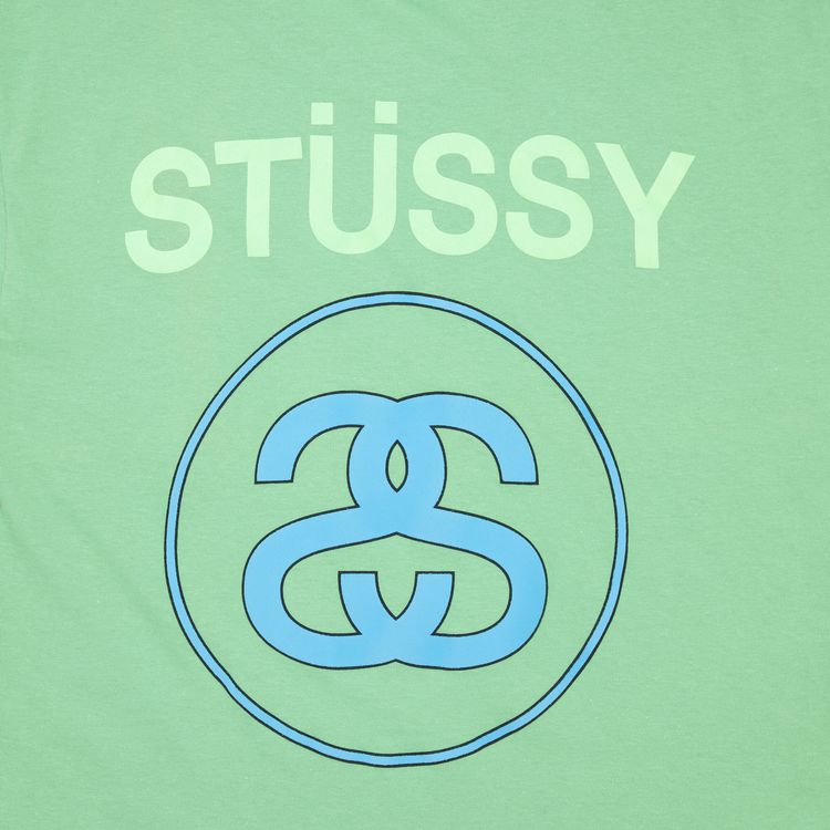 Stussy Script Tee Green