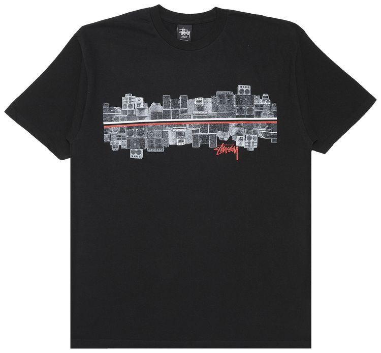 Stussy Speaker Line Tee Black