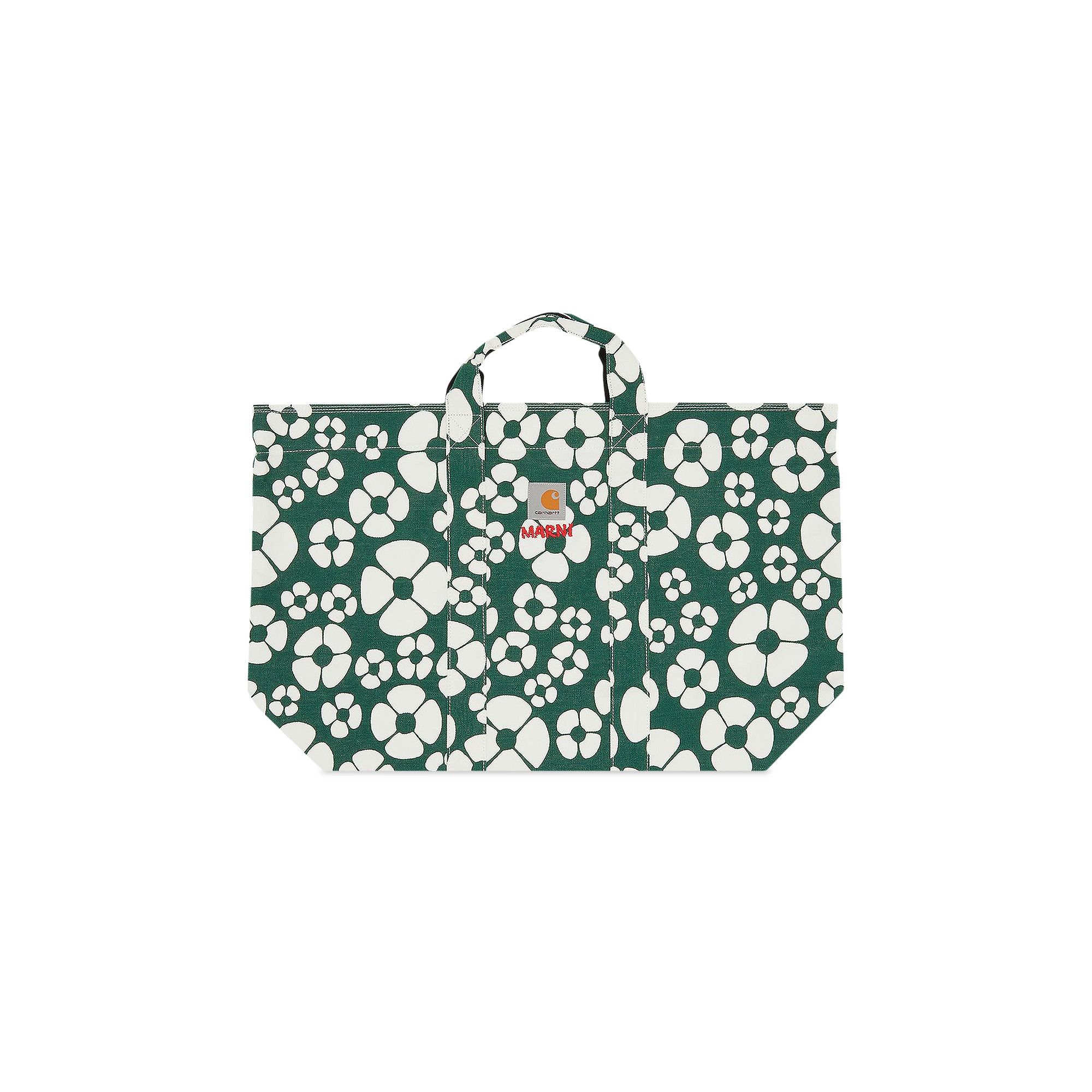 Buy Marni x Carhartt WIP Tote Bag 'Forest Green/Stone White