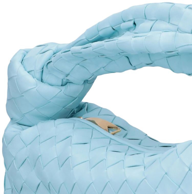 Bottega Veneta Teen Jodie Mini Bag Pale BlueGold