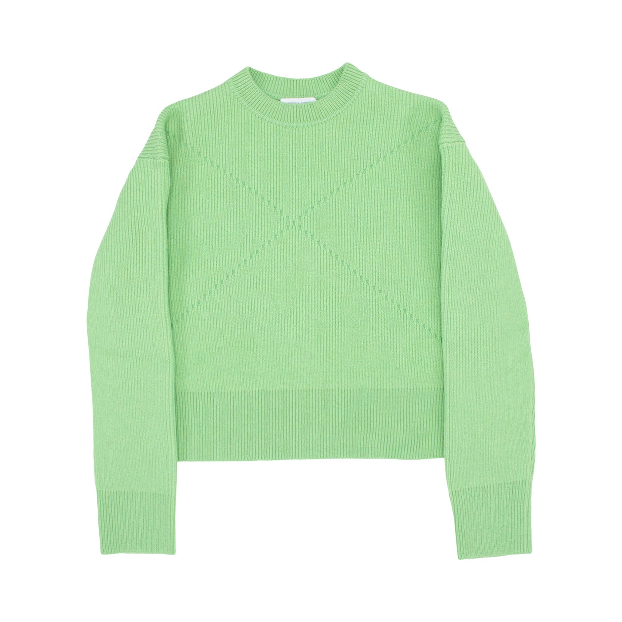 Buy Bottega Veneta Medium Weight English Rib Cashmere Sweater Pistachio 704844 V24Q0 3516 GOAT