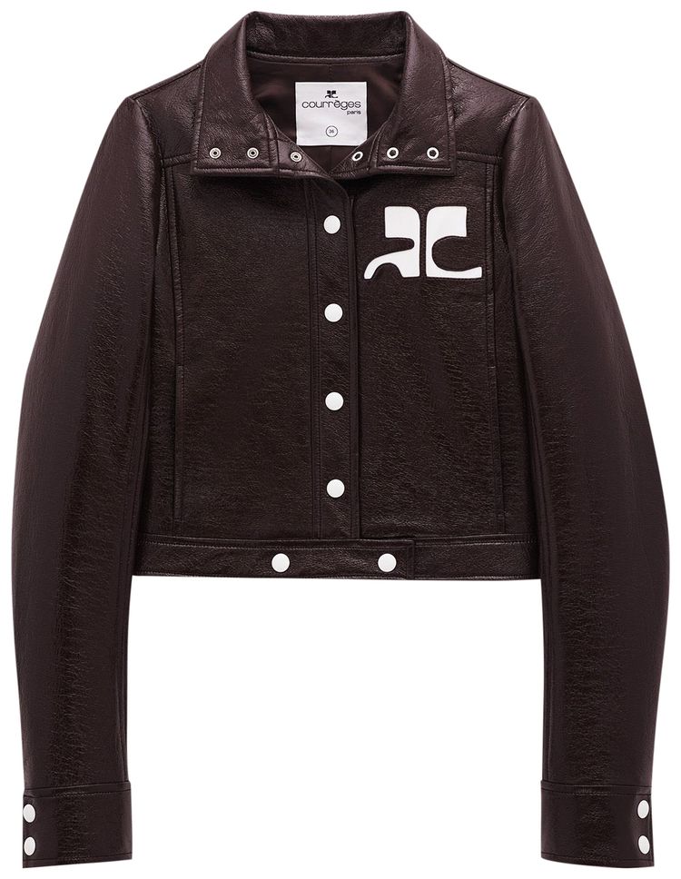 Courreges Vinyl Jacket Chocolate