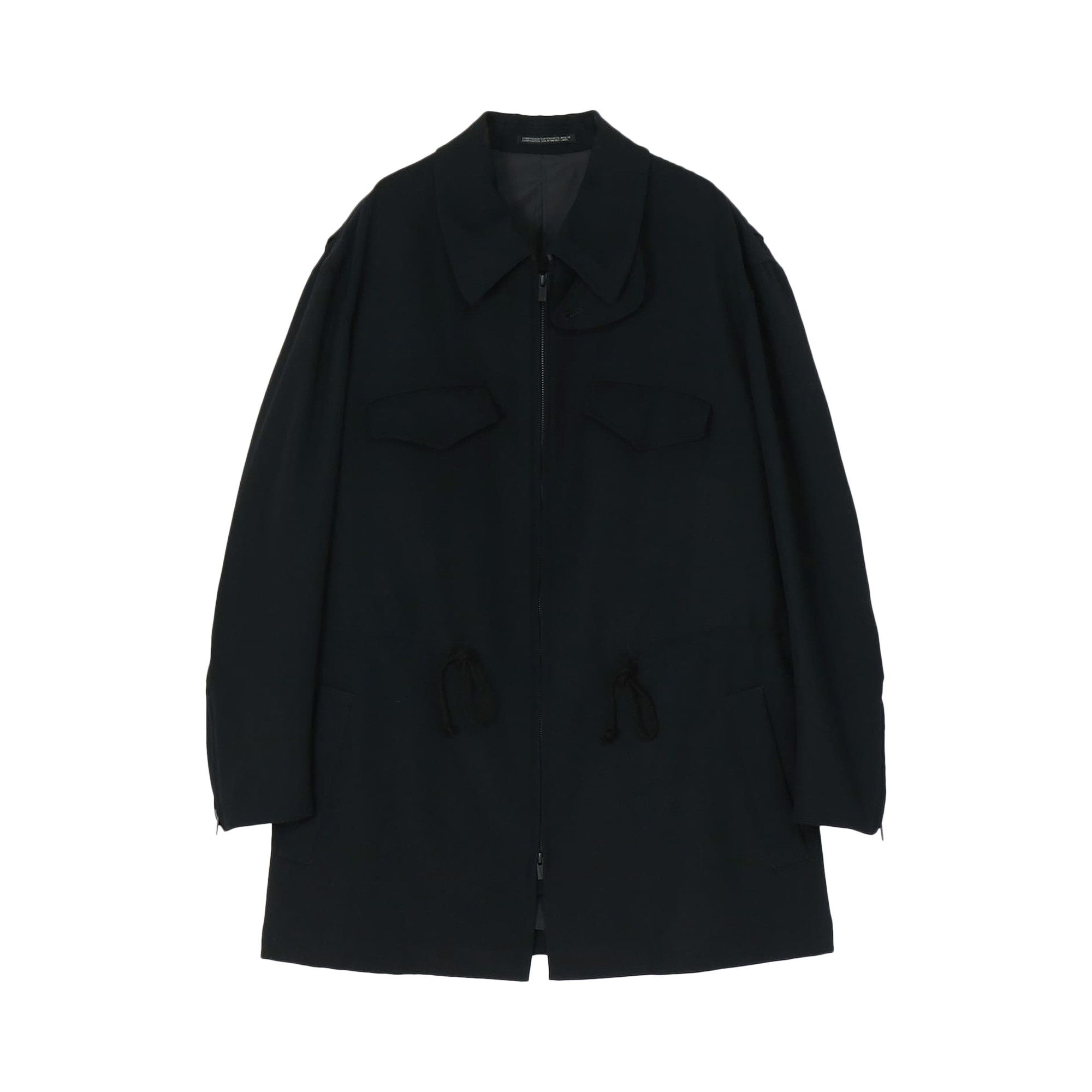 Buy Yohji Yamamoto Pour Homme Waist String Blouson 'Black Buy Yohji Yamamoto Pour Homme Waist String Blouson 'Black