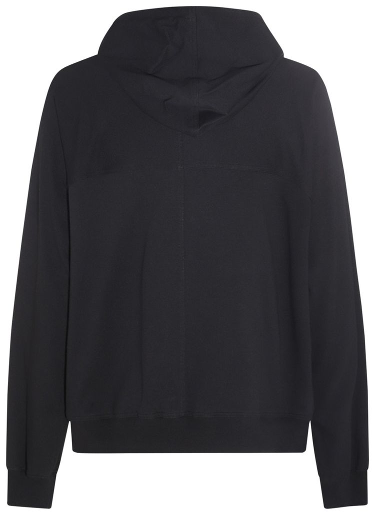 Rick Owens Zip Hoodie Black