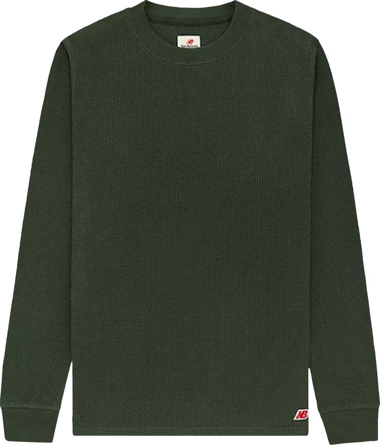 New Balance Made In USA Long-Sleeve Thermal T-Shirt 'Midnight Green'