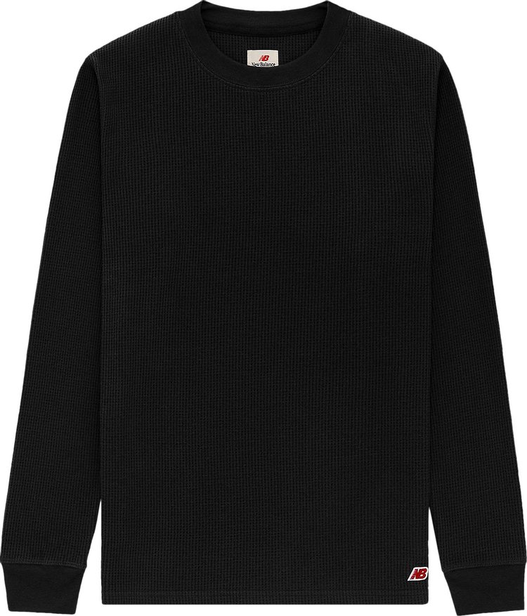 New Balance Made In USA Long-Sleeve Thermal T-Shirt 'Black'
